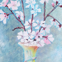 olio e pastello su tavola