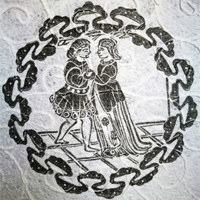 Storia di Alatiel linoleografia